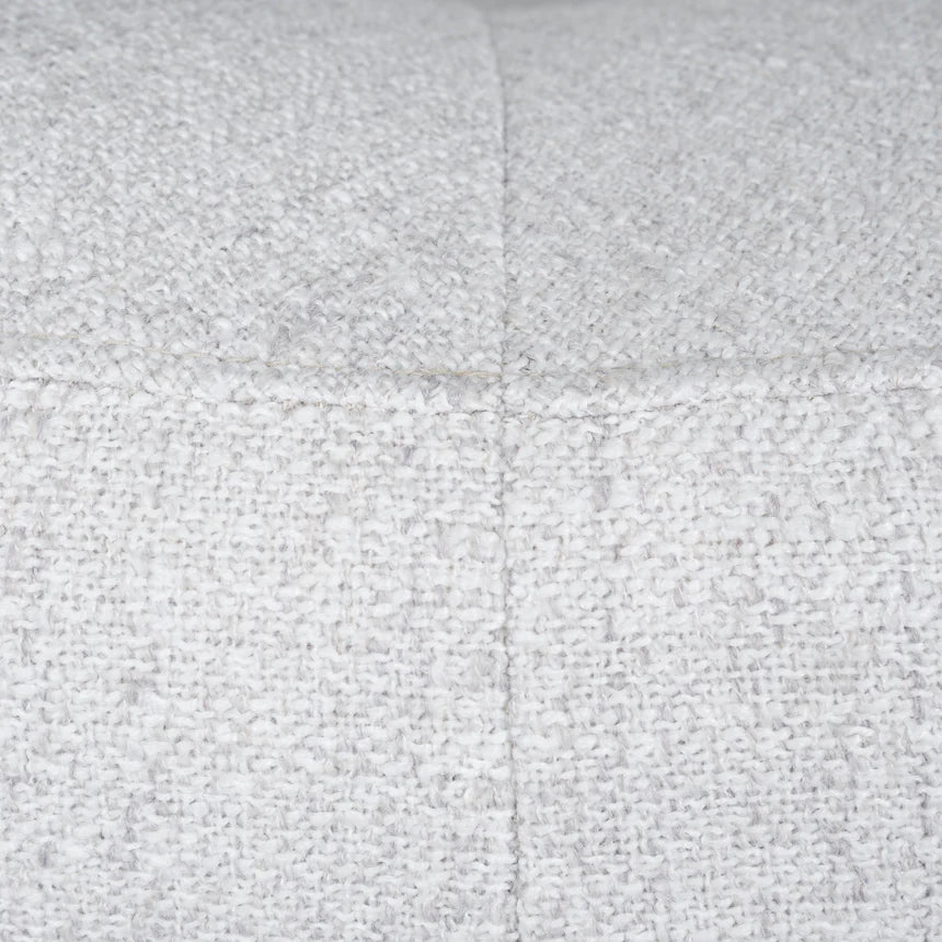 Stylish & Spacious Corner Fabric Sofa - Silver Grey