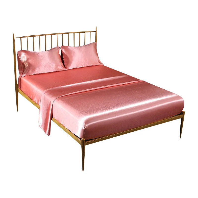 Supreme Silky Fitting Sheet with Pillowcase 180 x 200cms - Jade