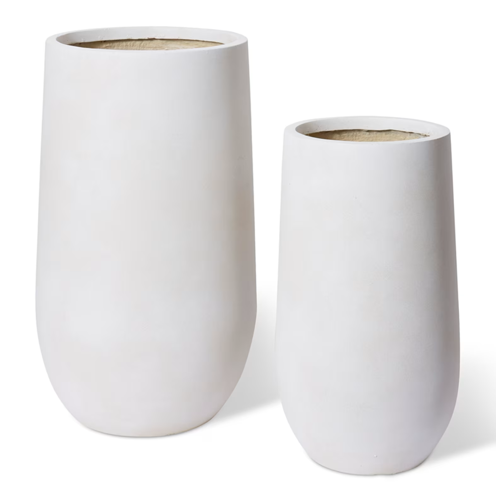 Sustainable Environment Plant Vases - Beige - Set of 2