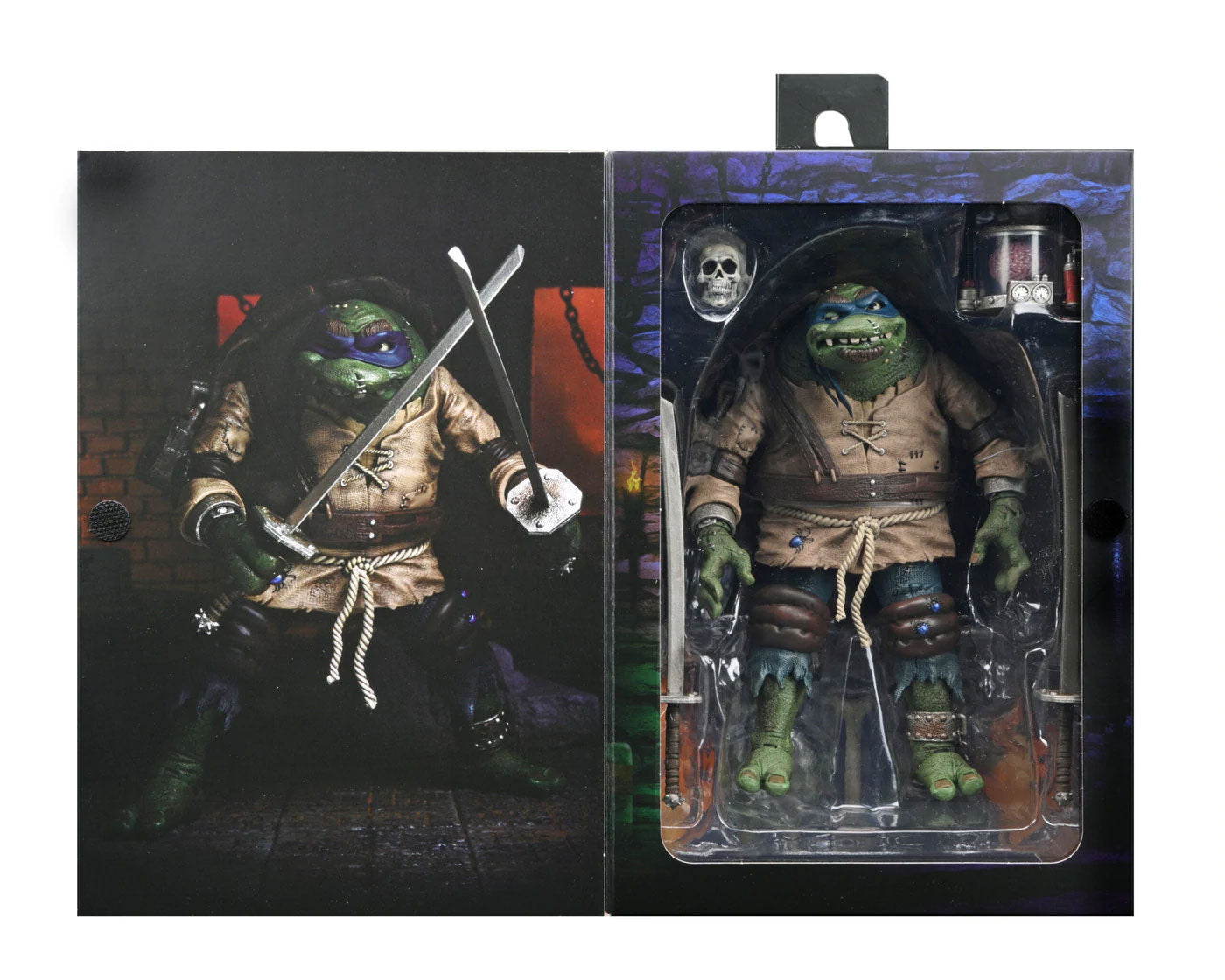 TMNT Leonardo Hunchback & Ultimate Universal Monster 7" Action Figurine