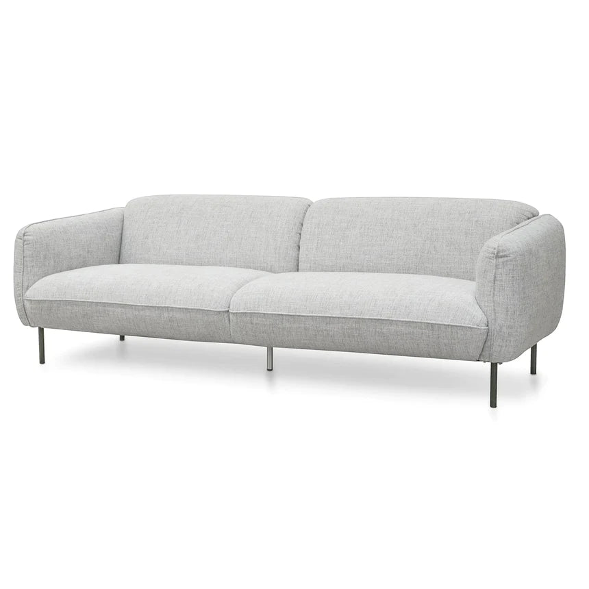 Tactile Comfort 3-Seater with Sofa- Light Grey