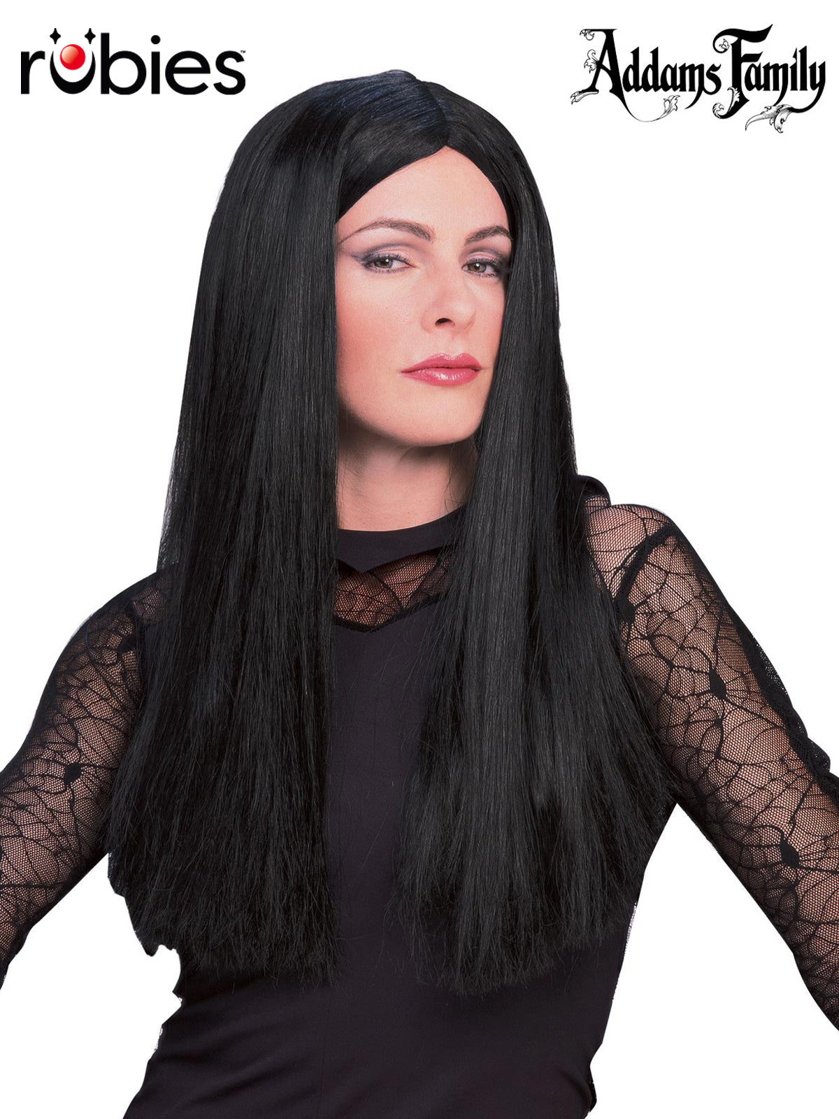 The Addams Family Morticia Adult Wig Costume Accessory