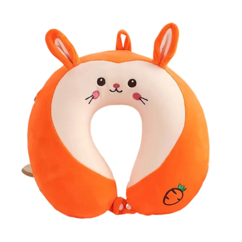 Tiger Cartoon Memory Cotton U-shaped Neck Pillow - 28 x 30cms
