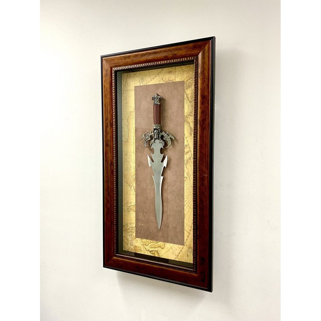 Timber Antique Metal Sword Decor