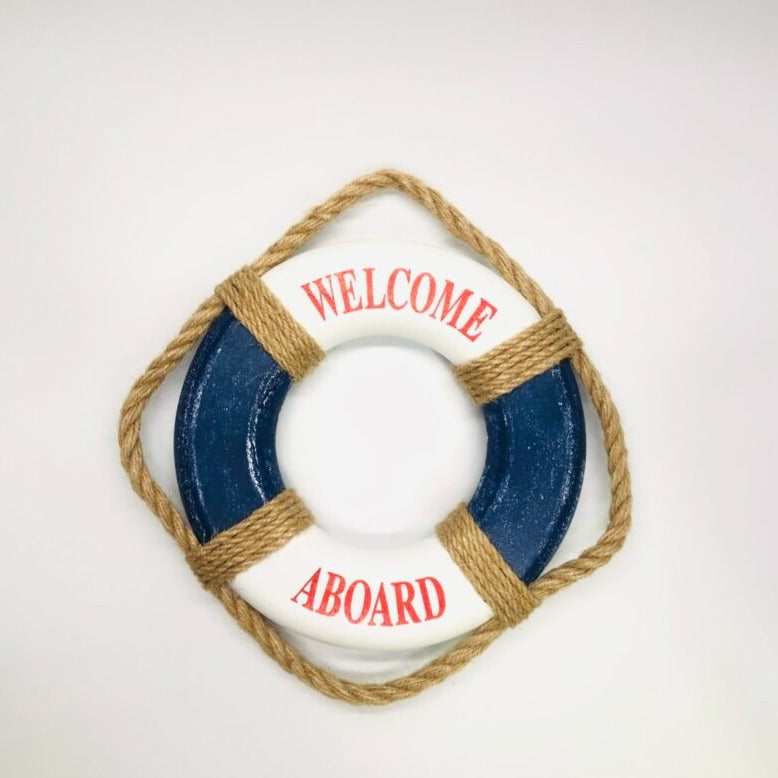 Timber Beach Life Buoy Hanging Decor