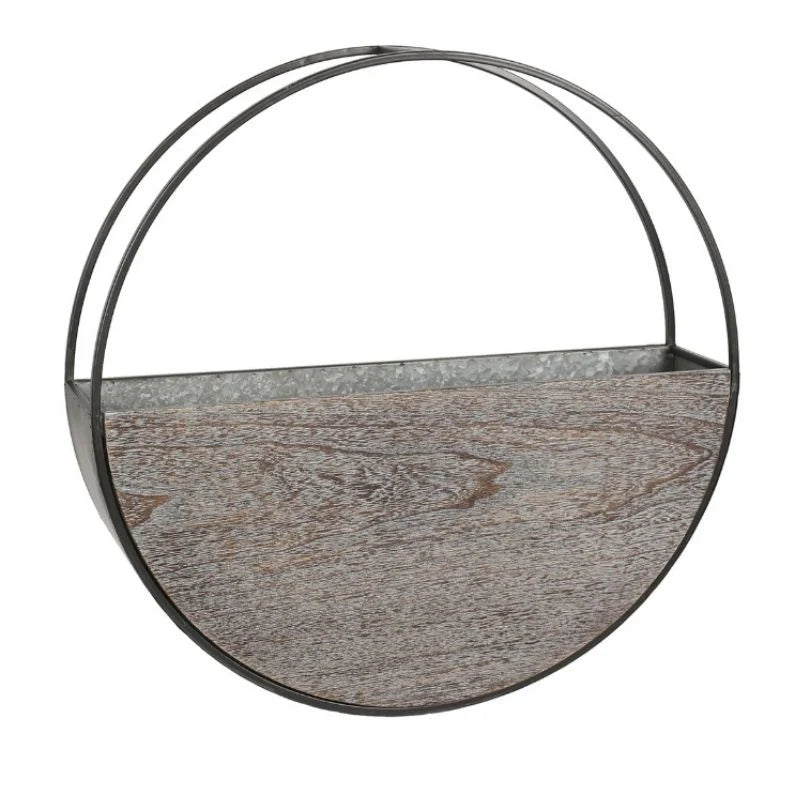 Timber Elemental Wall Planter - 60cms Diameter