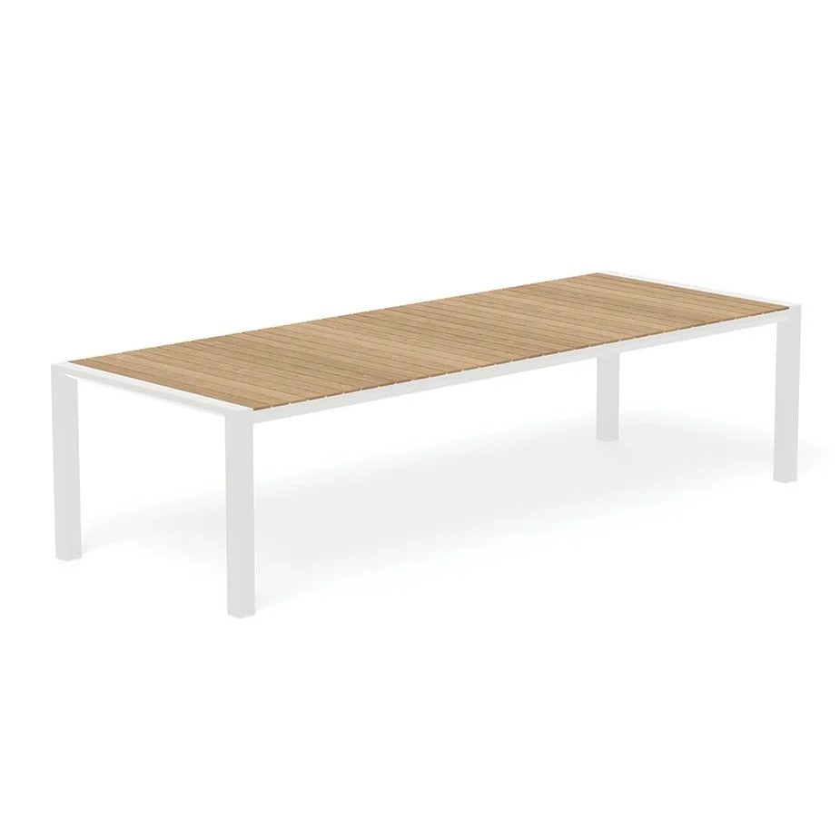 Timber Top Metal Outdoor Bench - 300cms (Available in 2 Colors)