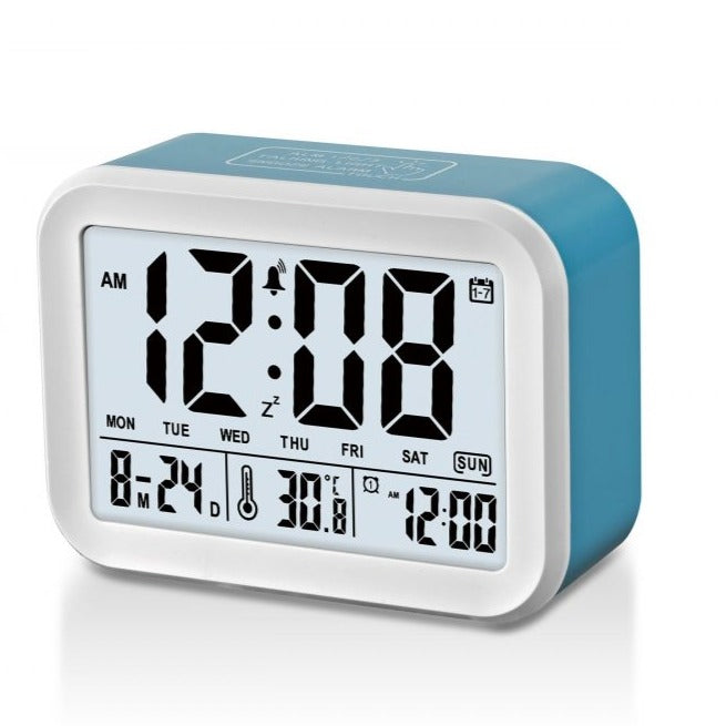 Time Herald Talking LCD Clock - Available in 4 Colors