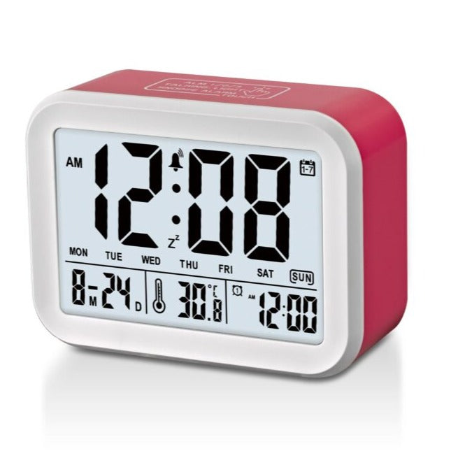 Time Herald Talking LCD Clock - Available in 4 Colors