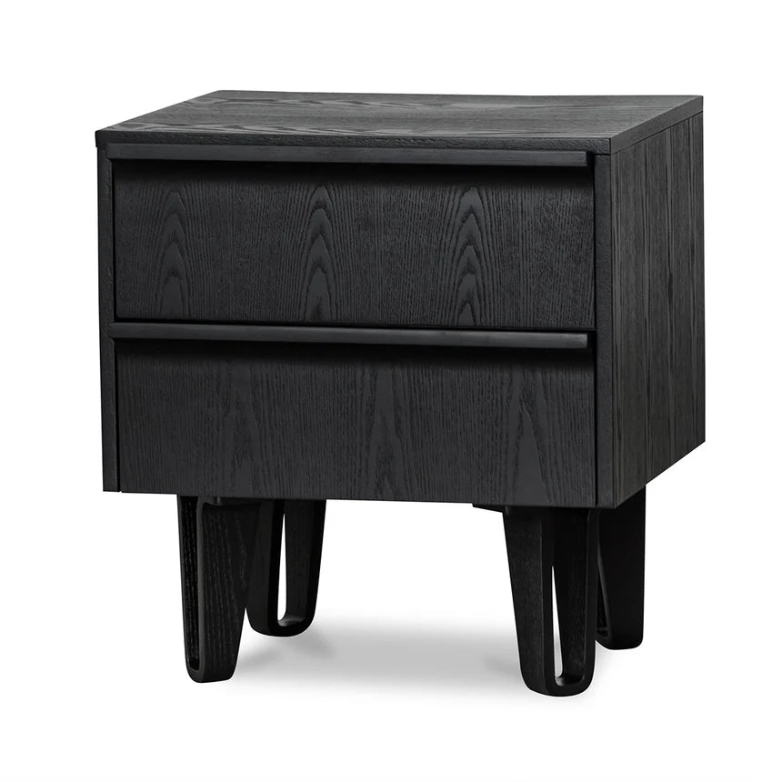 Timeless Bedside Table 50cms - Black