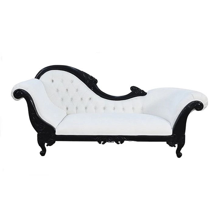 Timeless Chaise Lounge Sofa - Black