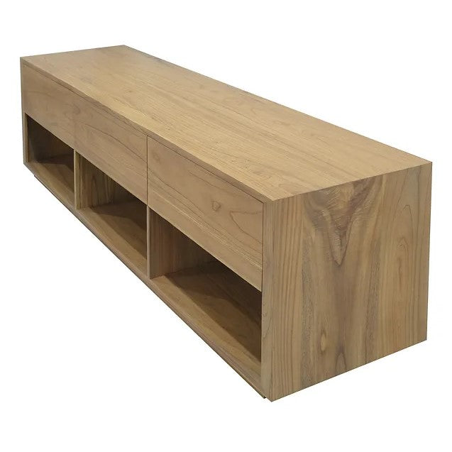 Timeless Charm 3 Drawer Entertainment Unit - Brown