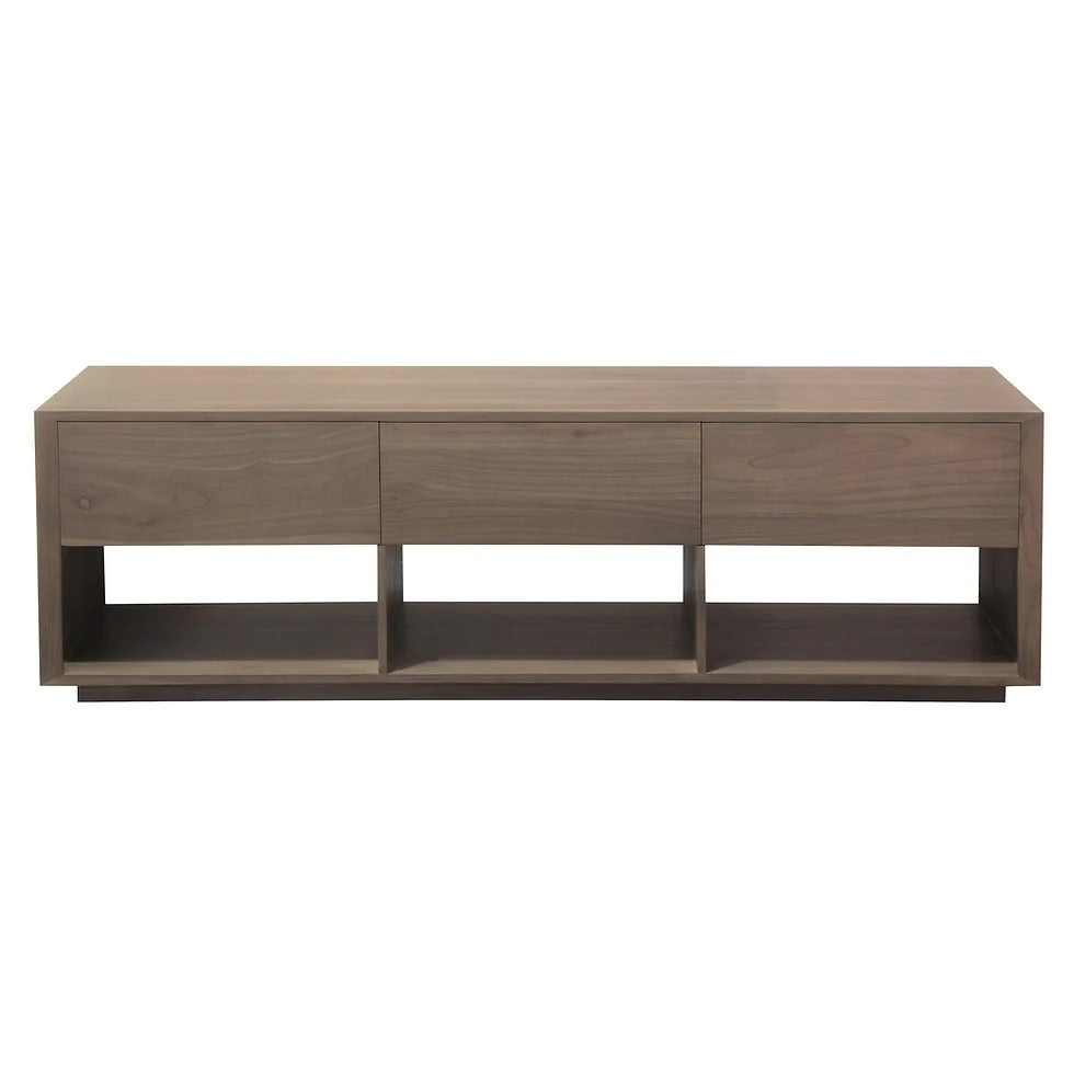 Timeless Charm 3 Drawer Entertainment Unit - Grey