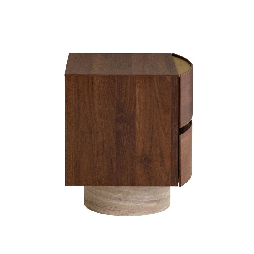 Timeless Classic Bedside Table - Walnut