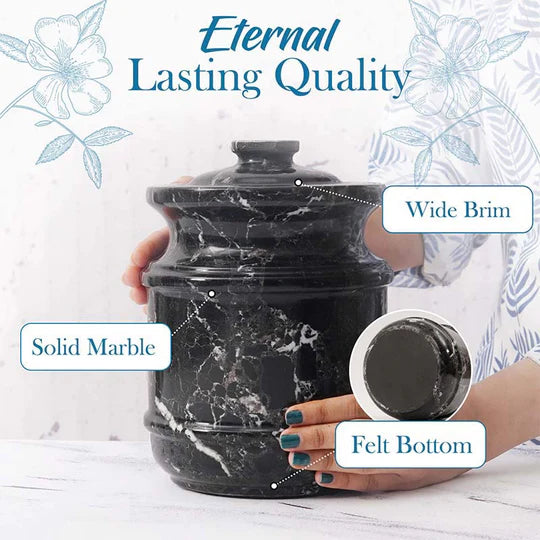 Timeless Classic Fancy Urn - Black