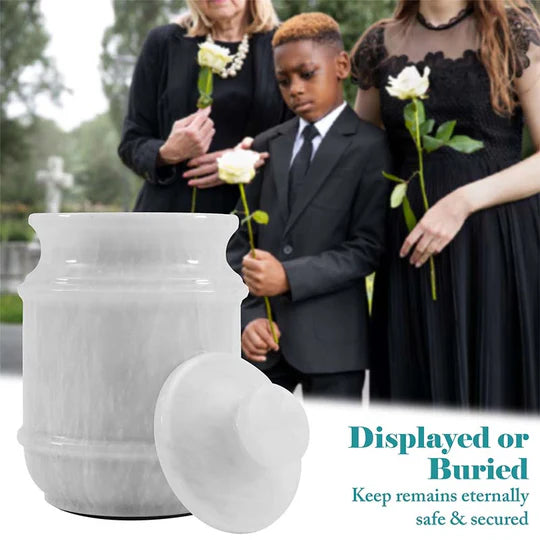 Timeless Classic Fancy Urn - White