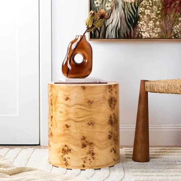 Timeless Elegance Ada Burlwood Side Table