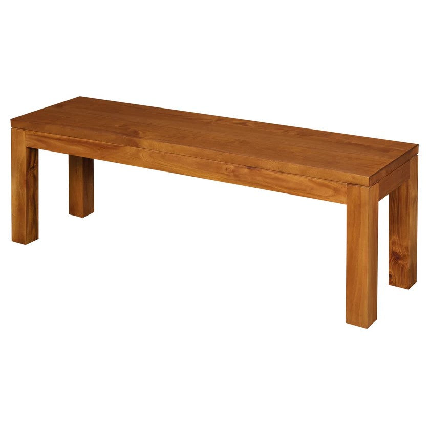 Timeless Elegance Tilda Mahogany Bench (Medium) – 128 x 35 cms