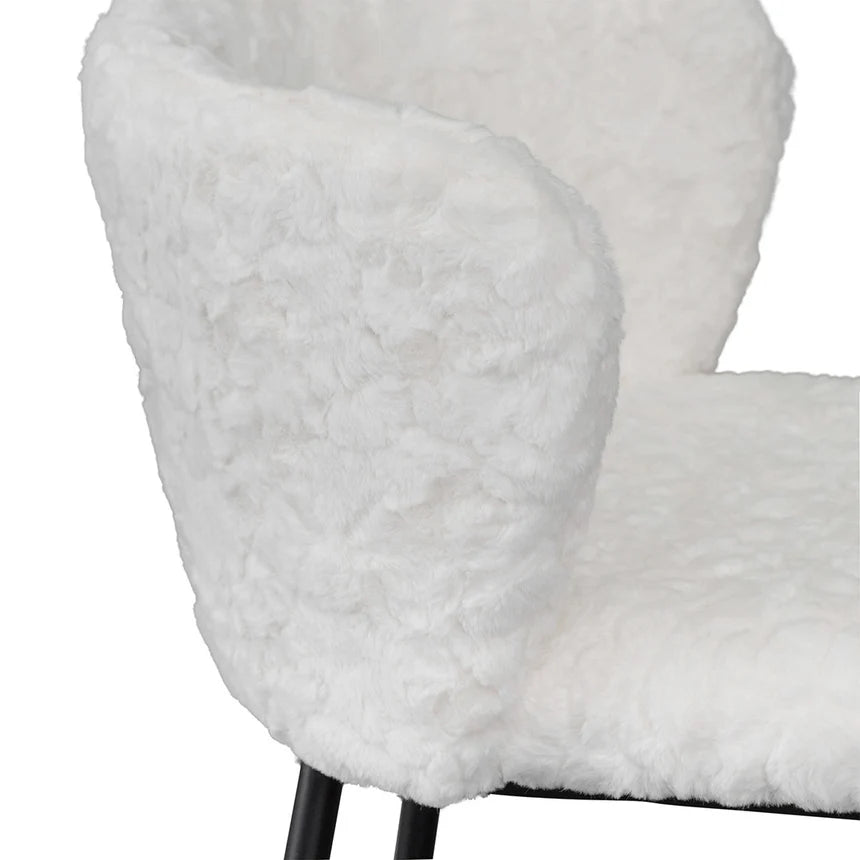 Timeless Fabric Bar Stool Set of 2 - Cloud Fur