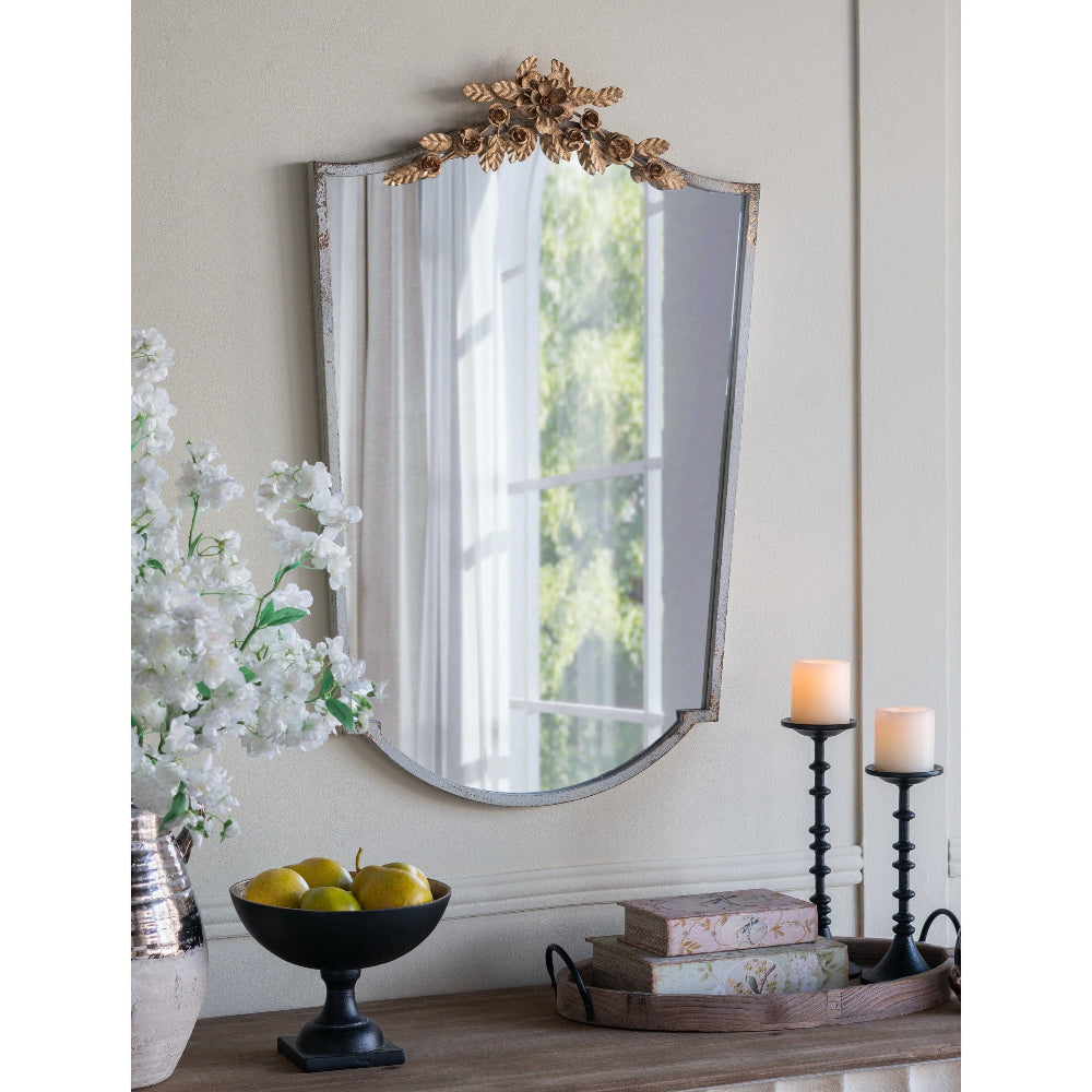 Timeless Gold Finely Designer Gold Mirror - 95cms