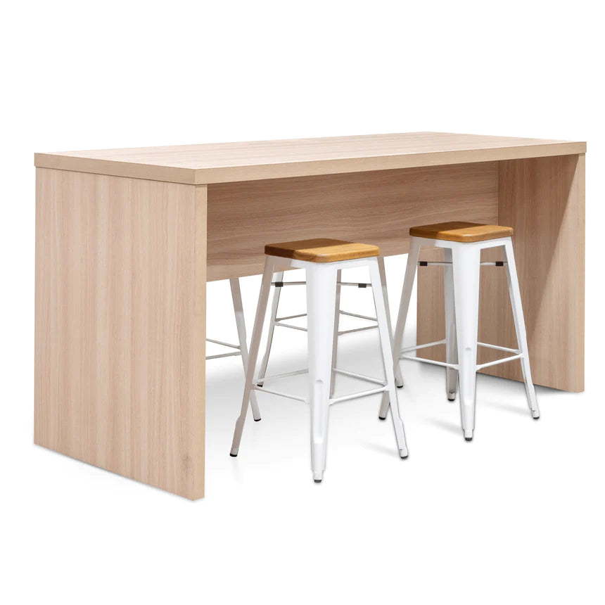 Timeless Home Office Desk 210cms - Natural