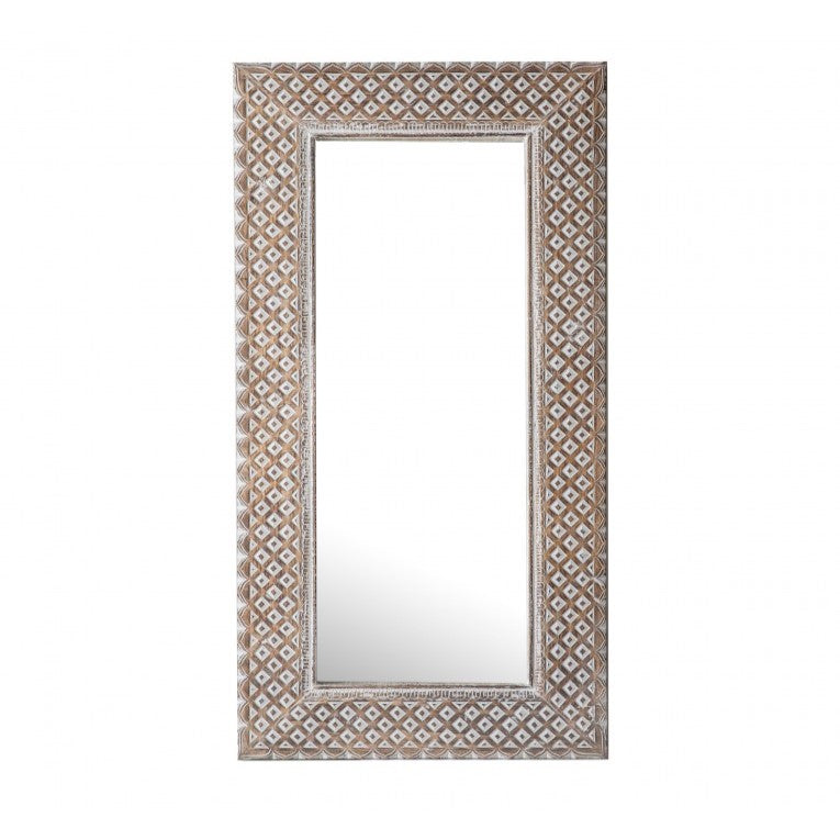 Timeless Kameron Wooden Carved Mirror 153cms