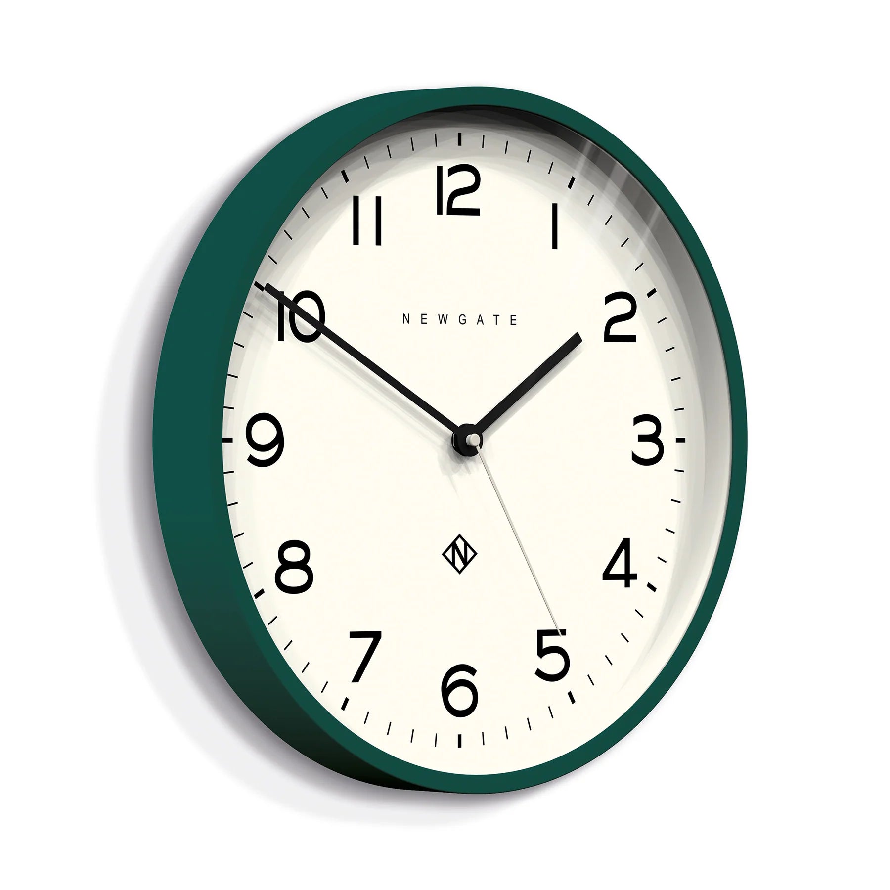 Timeless Newgate Number Three Echo Wall Clock - Green