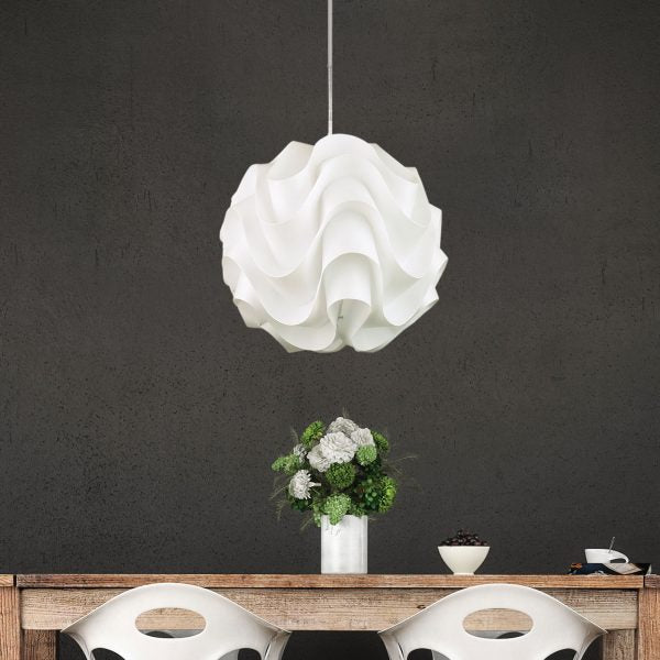 Timeless Retro Acrylic Pendant Light - 40cms