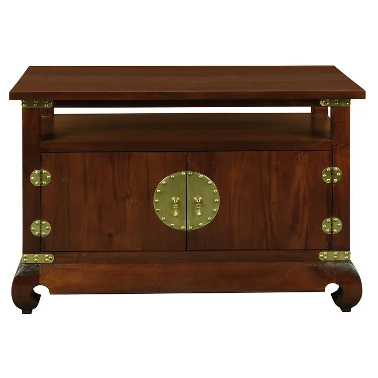 Timeless Sophistication Dynasty 2 Door TV Unit - Brown