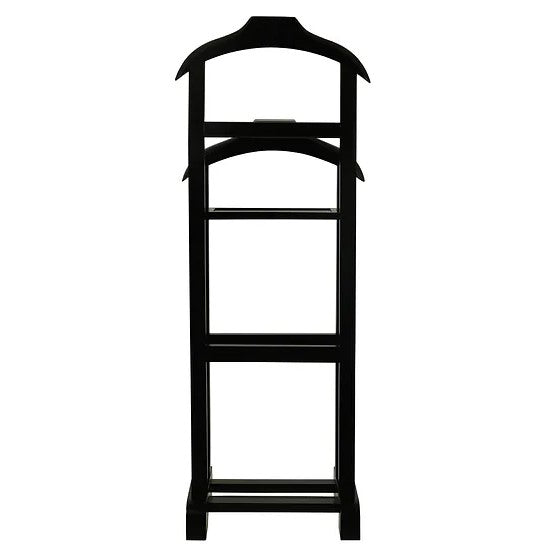 Timeless Wooden Double Valet - Black