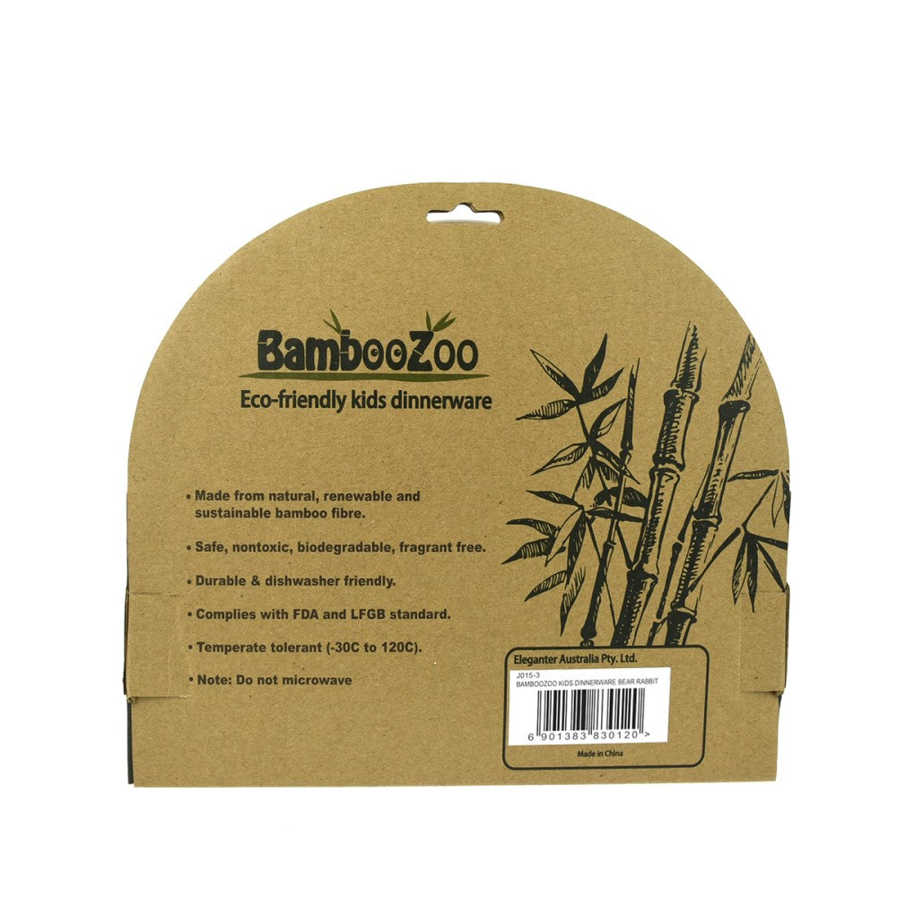 Toddlers 5Pcs Bamboo Dinner Set - Bear Rabbit