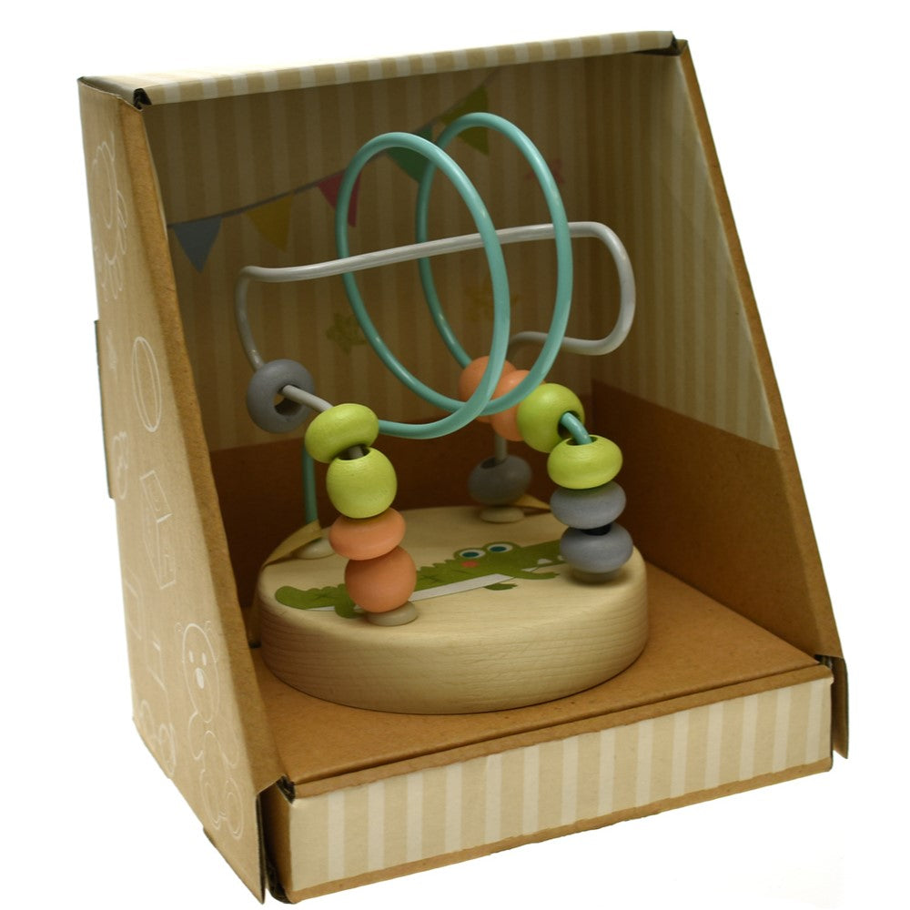 Toddlers Crocodile Roller Bead Maze Toy