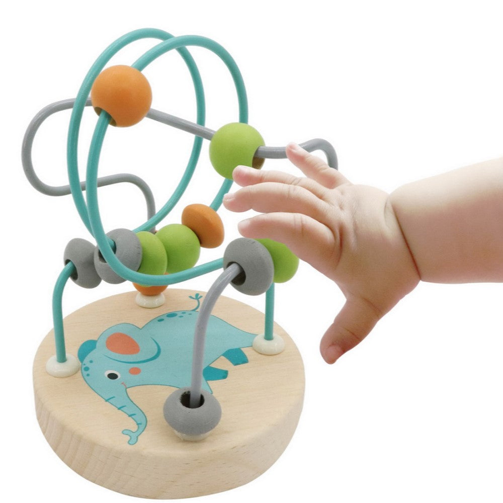 Toddlers Elephant Roller Bead Maze Toy