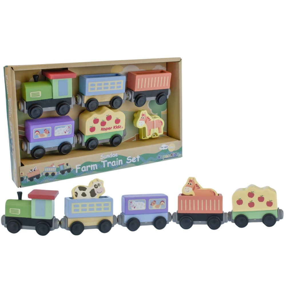 Toddlers Farm Lovers Train Set