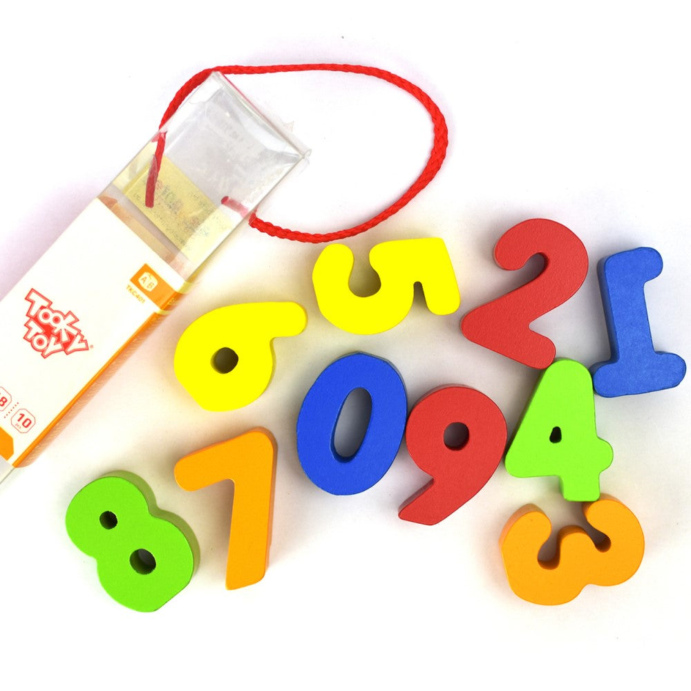 Toddlers Wooden Numbers Counting Blocks