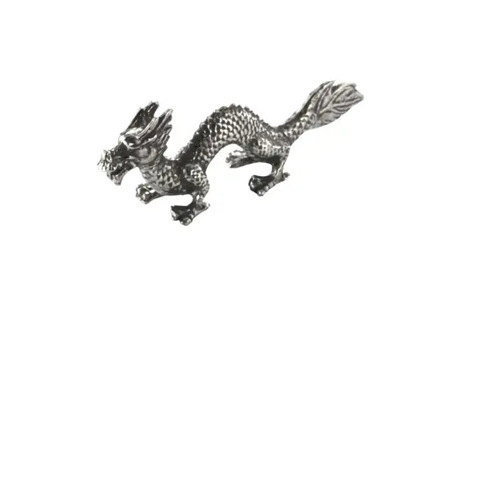 Touch of the Fire Dragon Pewter Chopstick Rest Pair