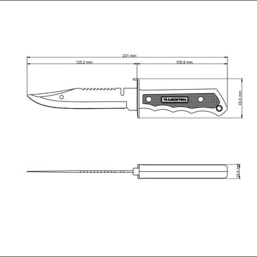 Tramontina Bowie Knife 12.7cms