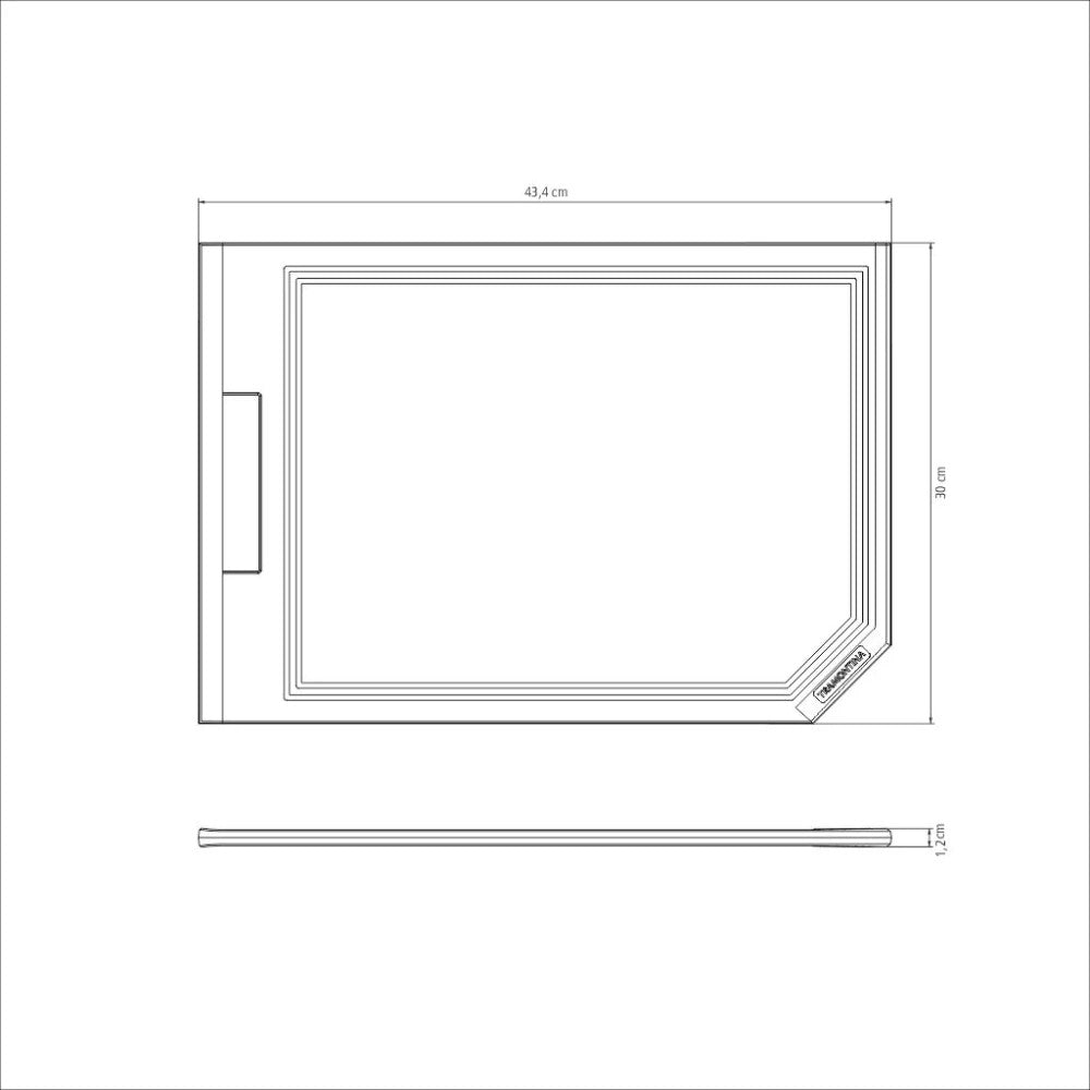 Tramontina Churrasco Black Cutting Board