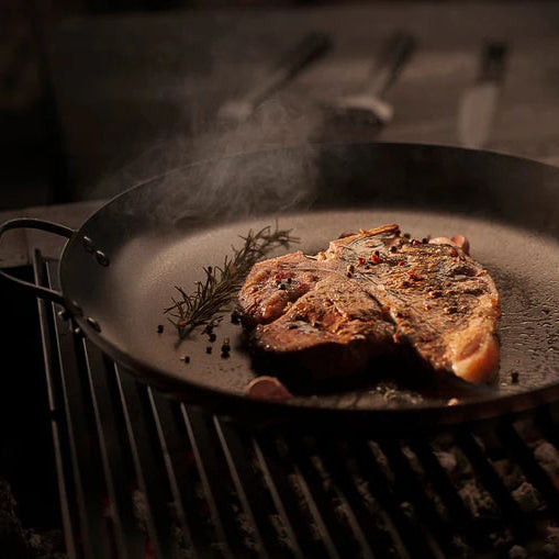 Tramontina Churrasco Black Round Griddle Pan 40cms