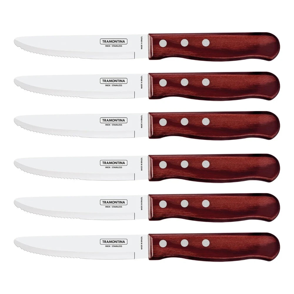 Tramontina Churrasco Jumbo Steak Knife Set - 6Pcs