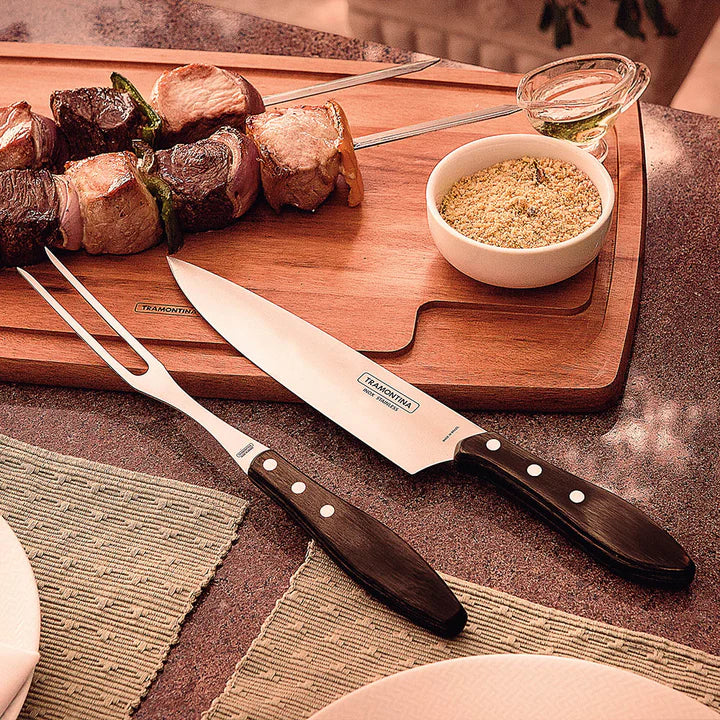 Tramontina Churrasco Polywood 2Pcs Barbecue Set
