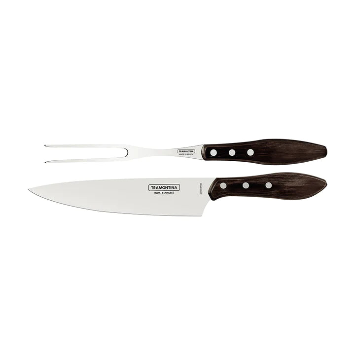 Tramontina Churrasco Polywood 2Pcs Barbecue Set