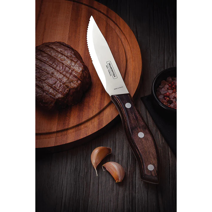 Tramontina Churrasco Premium Rio Grande Steak Knife Set 4Pcs