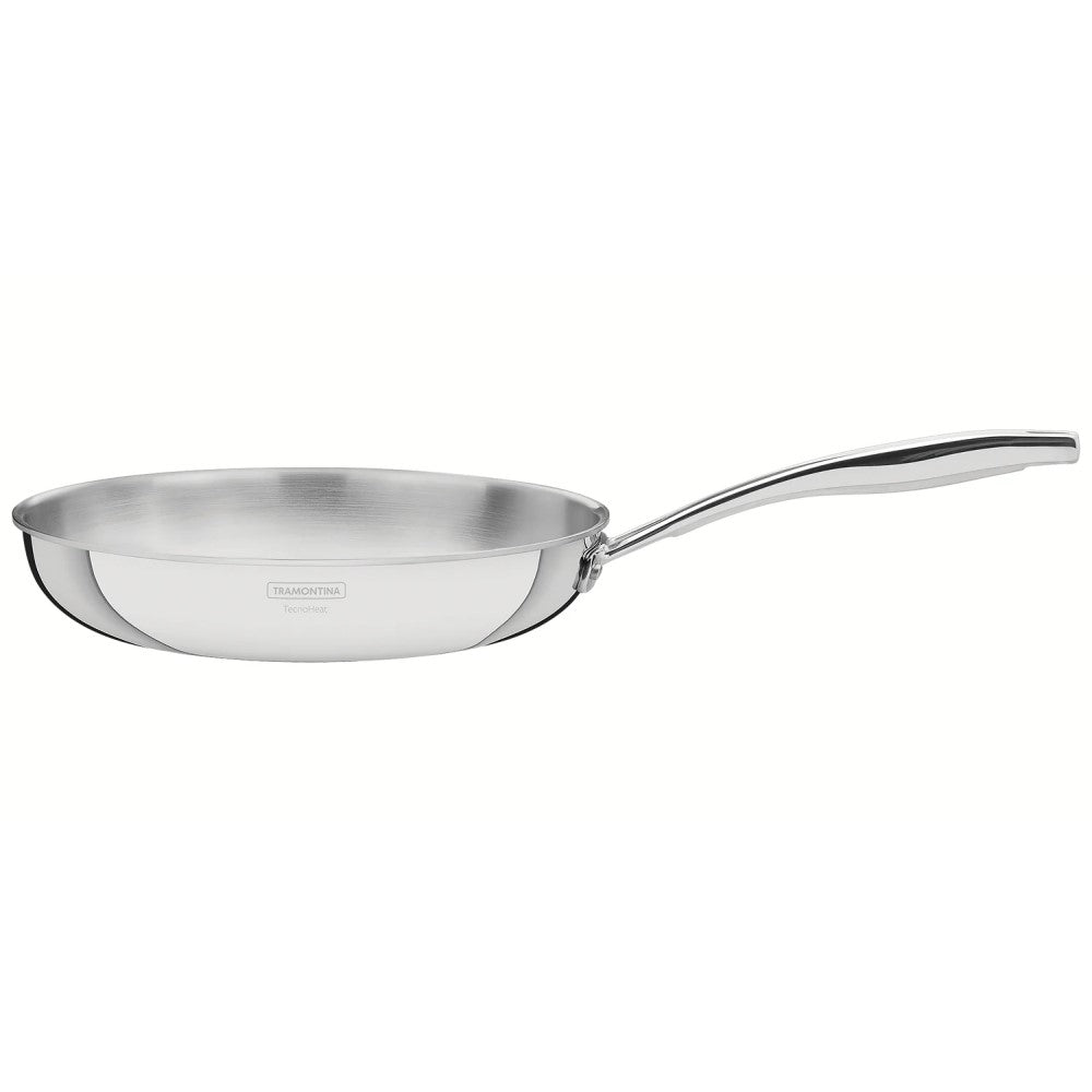 Tramontina Grano 3.4 Shallow Stainless Steel Frying Pan - 30cms