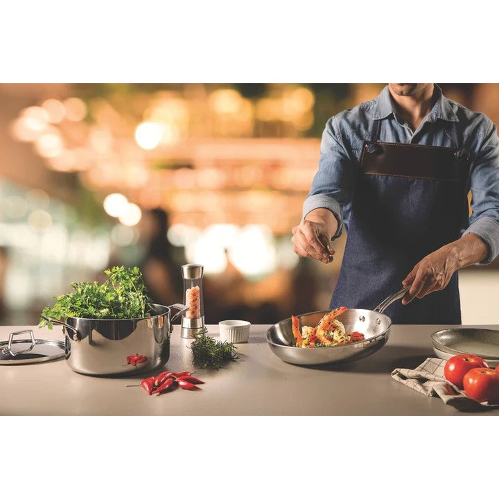 Tramontina Grano 3.4 Shallow Stainless Steel Frying Pan - 30cms