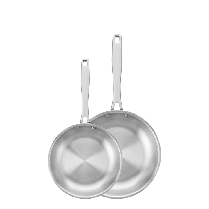 Tramontina Grano Stainless Steel Frying Pan Set of 2