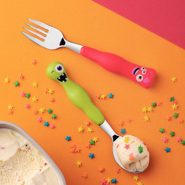 Tramontina Lirous 2-Piece Colorful Children's Flatware Set