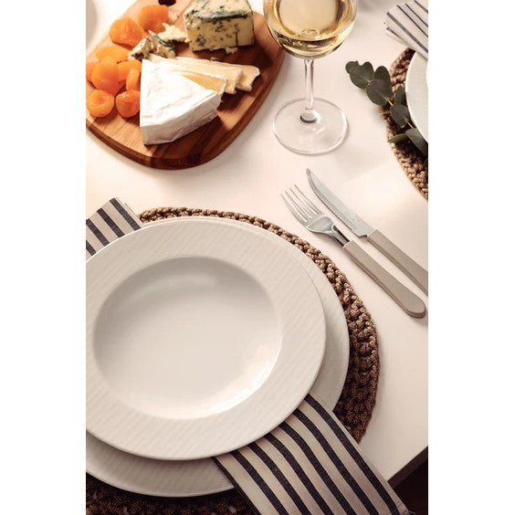 Tramontina Marie 6-Piece Set of Porcelain Dinner Plates 27cms
