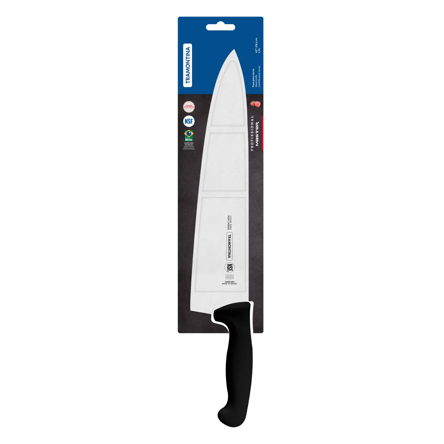 Tramontina Master Professional Black Cooks Knife 12"