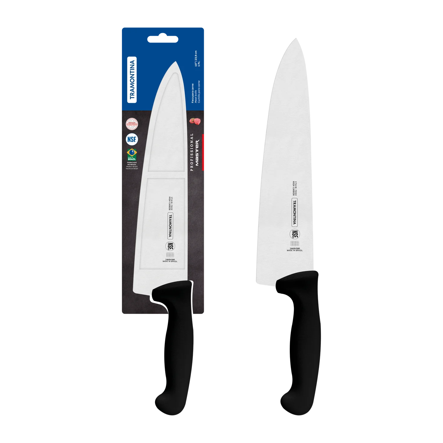 Tramontina Master Professional Black Meat Knife 10"